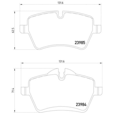 Pagid Brakes Disc Brake Pad, 355016041 355016041
